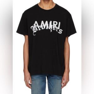 AMIRI Black Brothers T-shirt Black M NWT IN PACKAGE